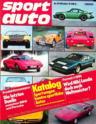 Deckblatt Sport Auto (10/1976)